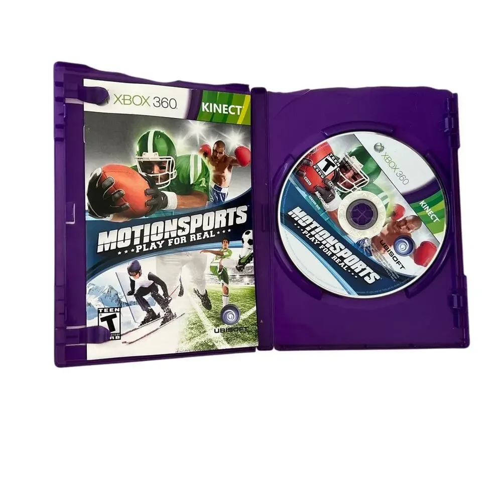 Motion Sports Play For Real Xbox 360 Kinect Game Complete